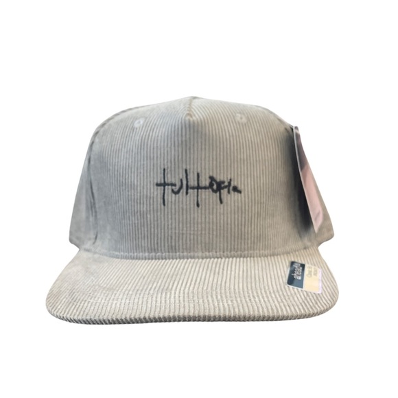 Travis Scott ❗️Utopia Tour Corduroy Hat Gray Rap R&B Music Tulsa - Picture 5 of 8